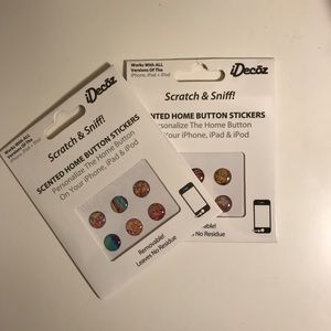 Scented iDecoz home screen stickers